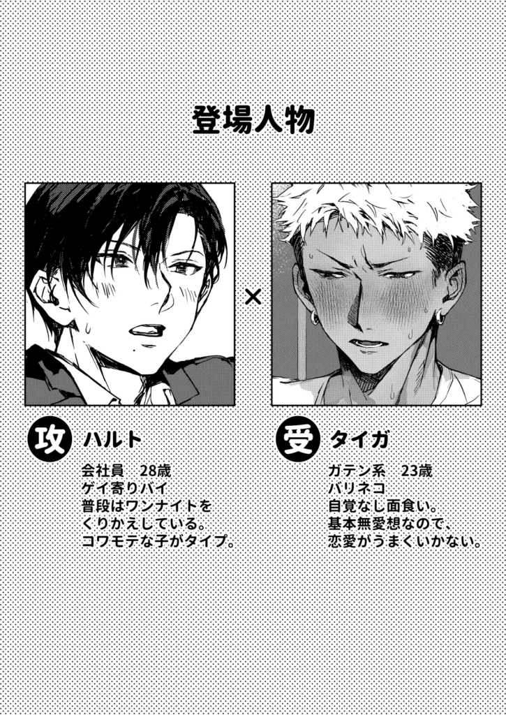 BL,ゲイ,バイ,ノンケ,エロ漫画,エロマンガ,がるまに,DLsite,同人,同人誌,筋肉,マッチョ,ガチムチ