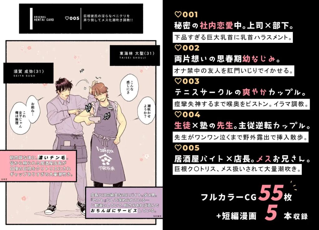 BL,言葉責め,ゲイ,ノンケ,エロ漫画,アダルト漫画